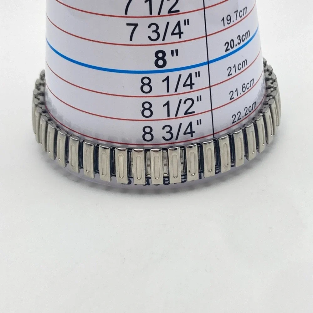 Accutime Hidden Dial Women's Watch Monkey Silver Tone Stretch Band New Battery